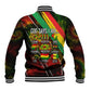 Juneteenth God Says I Am Christian Freedom Baseball Jacket Pan African Flag Colors Tie Dye Galaxy