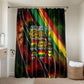 Juneteenth God Says I Am Christian Freedom Bathroom Set Pan African Flag Colors Tie Dye Galaxy
