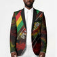 Juneteenth God Says I Am Christian Freedom Blazer Pan African Flag Colors Tie Dye Galaxy