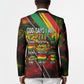 Juneteenth God Says I Am Christian Freedom Blazer Pan African Flag Colors Tie Dye Galaxy