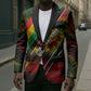 Juneteenth God Says I Am Christian Freedom Blazer Pan African Flag Colors Tie Dye Galaxy