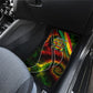 Juneteenth God Says I Am Christian Freedom Car Mats Pan African Flag Colors Tie Dye Galaxy