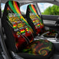 Juneteenth God Says I Am Christian Freedom Car Seat Cover Pan African Flag Colors Tie Dye Galaxy