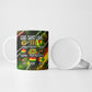 Juneteenth God Says I Am Christian Freedom Ceramic Mug Pan African Flag Colors Tie Dye Galaxy