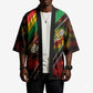 Juneteenth God Says I Am Christian Freedom Kimono Pan African Flag Colors Tie Dye Galaxy