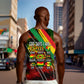 Juneteenth God Says I Am Christian Freedom Men Tank Top Pan African Flag Colors Tie Dye Galaxy