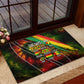 Juneteenth God Says I Am Christian Freedom Rubber Doormat Pan African Flag Colors Tie Dye Galaxy