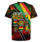 Juneteenth God Says I Am Christian Freedom Rugby Jersey Pan African Flag Colors Tie Dye Galaxy