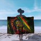 Juneteenth God Says I Am Christian Freedom Sarong Pan African Flag Colors Tie Dye Galaxy