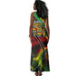 Juneteenth God Says I Am Christian Freedom Tank Maxi Dress Pan African Flag Colors Tie Dye Galaxy
