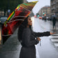 Juneteenth God Says I Am Christian Freedom Umbrella Pan African Flag Colors Tie Dye Galaxy