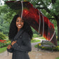 Juneteenth God Says I Am Christian Freedom Umbrella Pan African Flag Colors Tie Dye Galaxy