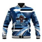 Botswana Independence Day Baseball Jacket Raised Fist Map Graphic With National Coat Of Arms
