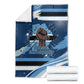 Botswana Independence Day Blanket Raised Fist Map Graphic With National Coat Of Arms