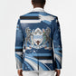 Botswana Independence Day Blazer Raised Fist Map Graphic With National Coat Of Arms