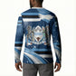 Botswana Independence Day Button Sweatshirt Raised Fist Map Graphic With National Coat Of Arms