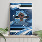 Botswana Independence Day Canvas Wall Art Raised Fist Map Graphic With National Coat Of Arms
