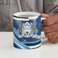 Botswana Independence Day Ceramic Mug Raised Fist Map Graphic With National Coat Of Arms