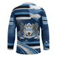 Botswana Independence Day Hockey Jersey Raised Fist Map Graphic With National Coat Of Arms