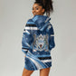 Botswana Independence Day Hoodie Dress Raised Fist Map Graphic With National Coat Of Arms