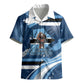 Botswana Independence Day Kid Hawaiian Shirt Raised Fist Map Graphic With National Coat Of Arms