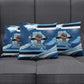 Botswana Independence Day Pillow Cover Raised Fist Map Graphic With National Coat Of Arms