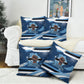 Botswana Independence Day Pillow Cover Raised Fist Map Graphic With National Coat Of Arms