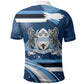 Botswana Independence Day Polo Shirt Raised Fist Map Graphic With National Coat Of Arms