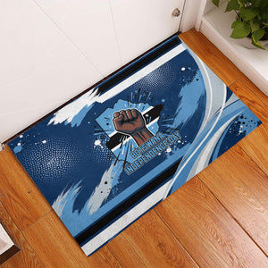 Botswana Independence Day Rubber Doormat Raised Fist Map Graphic With National Coat Of Arms