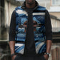 Botswana Independence Day Sleeveless Puffer Jacket Raised Fist Map Graphic With National Coat Of Arms