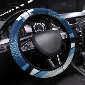 Botswana Independence Day Steering Wheel Cover Raised Fist Map Graphic With National Coat Of Arms