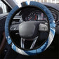 Botswana Independence Day Steering Wheel Cover Raised Fist Map Graphic With National Coat Of Arms