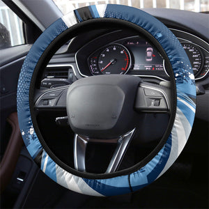 Botswana Independence Day Steering Wheel Cover Raised Fist Map Graphic With National Coat Of Arms