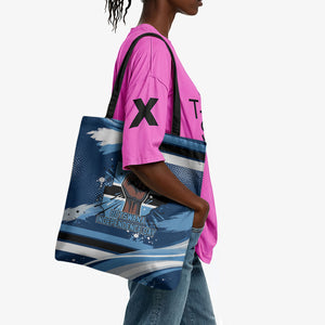 Botswana Independence Day Tote Bag Raised Fist Map Graphic With National Coat Of Arms