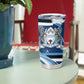 Botswana Independence Day Tumbler Cup Raised Fist Map Graphic With National Coat Of Arms