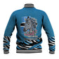 Botswana Independence Day Baseball Jacket Flying Dove Graphic Zebra Portrait Flag Map