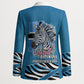 Botswana Independence Day Blazer Flying Dove Graphic Zebra Portrait Flag Map