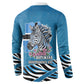 Botswana Independence Day Button Sweatshirt Flying Dove Graphic Zebra Portrait Flag Map