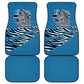 Botswana Independence Day Car Mats Flying Dove Graphic Zebra Portrait Flag Map