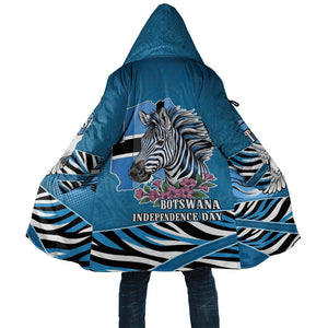 Botswana Independence Day Cloak Flying Dove Graphic Zebra Portrait Flag Map