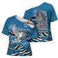 Botswana Independence Day Cross Shoulder Shirt Flying Dove Graphic Zebra Portrait Flag Map