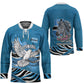 Botswana Independence Day Hockey Jersey Flying Dove Graphic Zebra Portrait Flag Map