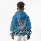 Botswana Independence Day Kid Hoodie Flying Dove Graphic Zebra Portrait Flag Map