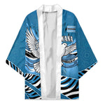 Botswana Independence Day Kimono Flying Dove Graphic Zebra Portrait Flag Map