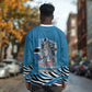 Botswana Independence Day Long Sleeve Shirt Flying Dove Graphic Zebra Portrait Flag Map