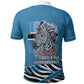 Botswana Independence Day Polo Shirt Flying Dove Graphic Zebra Portrait Flag Map