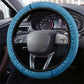Botswana Independence Day Steering Wheel Cover Flying Dove Graphic Zebra Portrait Flag Map
