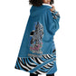 Botswana Independence Day Wearable Blanket Hoodie Flying Dove Graphic Zebra Portrait Flag Map