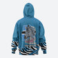 Botswana Independence Day Zip Hoodie Flying Dove Graphic Zebra Portrait Flag Map