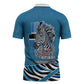 Botswana Independence Day Zipper Polo Shirt Flying Dove Graphic Zebra Portrait Flag Map